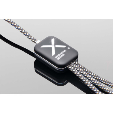 Logotrade advertising product image of: SCX.design C33 60W Type-C charging cable with dual light-up logo