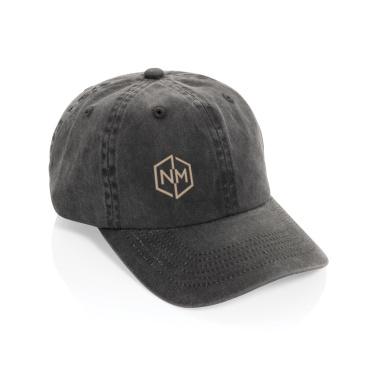 Logo trade advertising product photo of: BEAU AWARE™ Washed 6 panel 270gsm cotton twill cap