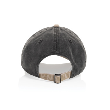 Logotrade promotional product image of: BEAU AWARE™ Washed 6 panel 270gsm cotton twill two tone cap