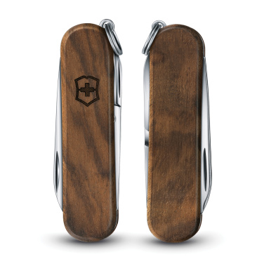 Logotrade promotional giveaways photo of: VICTORINOX Pocket Knife Classic SD Wood 5 functions