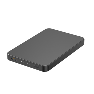 Logo trade promotional gifts image of: Urban Vitamin Marin 5000mAh magnetic 15W wireless powerbank