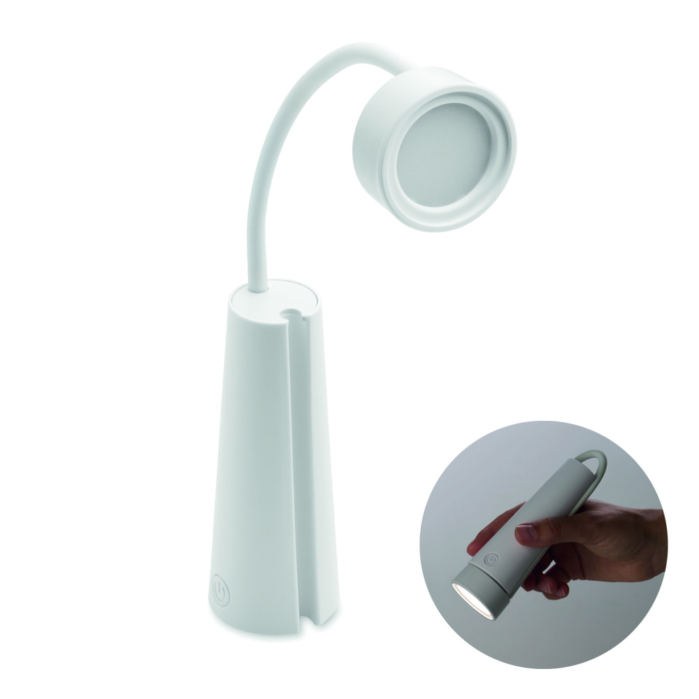 Logo trade promotional giveaways image of: 2-in-1 desk lamp and torch