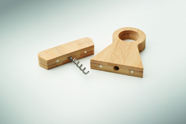 Logotrade promotional giveaway picture of: Bamboo bottle stand & opener