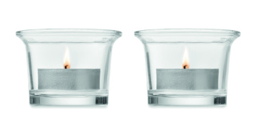 Logo trade promotional giveaways picture of: Tea light holder set with stand