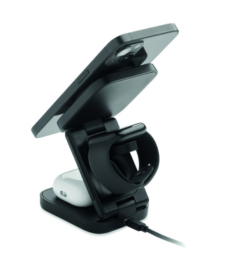 Logo trade advertising products image of: 3in1 foldable charging station