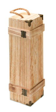 Logotrade promotional giveaway picture of: Paulownia wood wine gift box