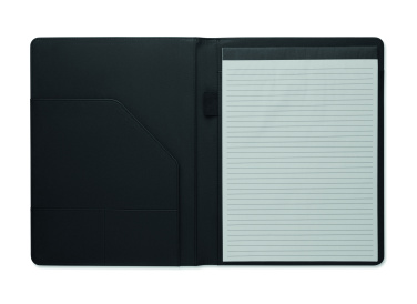 Logo trade promotional giveaway photo of: A4 portfolio with notepad