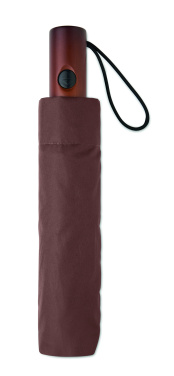 Logotrade promotional item image of: 21" auto umbrella wood handle