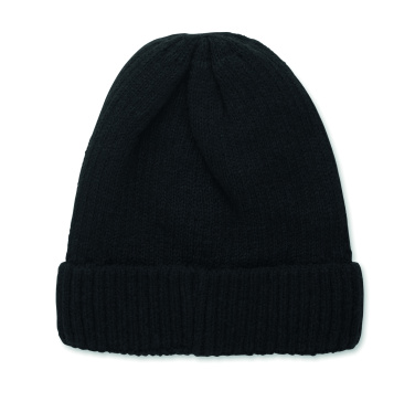 Logo trade advertising product photo of: Knitted beanie with cuff