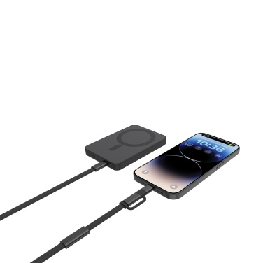Logo trade promotional giveaways image of: Arc RCS 60W 120 cm 2-in-1 fast charging cable