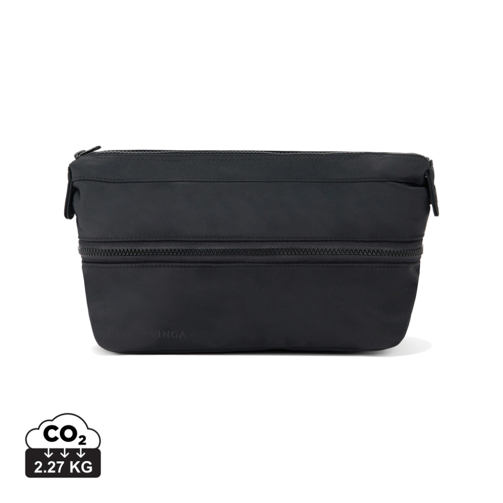 Logo trade business gift photo of: VINGA Baltimore Neo RCS expandable toiletry bag