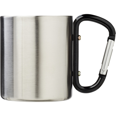 Logo trade business gift photo of: Alps 200 ml insulated mug with carabiner