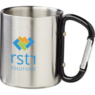 Logotrade promotional product image of: Alps 200 ml insulated mug with carabiner