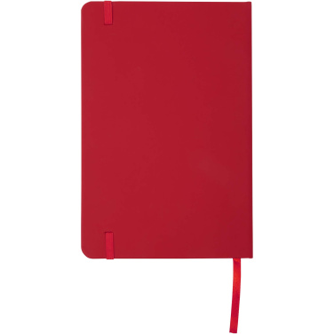 Logo trade corporate gifts image of: Spectrum A5 notebook with blank pages