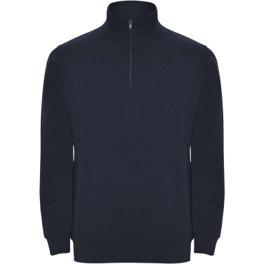 Logo trade promotional giveaways image of: Aneto quarter zip sweater