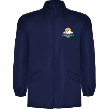 Logo trade promotional giveaway photo of: Escocia unisex lightweight rain jacket