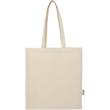 Logotrade promotional gift picture of: Madras Blend 140 g/m² GRS recycled cotton tote bag 7L
