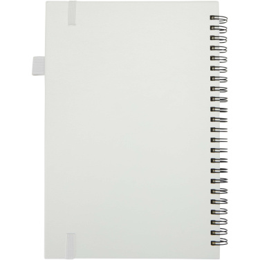 Logotrade promotional products photo of: Liss A5 recycled plastic hard cover spiral notebook