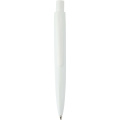 Ramin recycled plastic mini ballpoint pen (blue ink), White