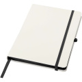 Spectrum A5 hard cover notebook with coloured edge, Black