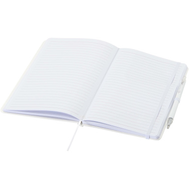Logo trade corporate gift photo of: Spectrum A5 recycled notebook and ballpoint pen set