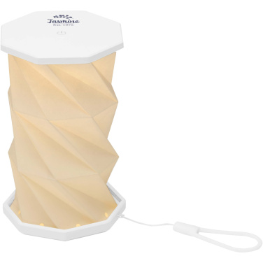 Logo trade promotional gifts picture of: Celestia foldable recycled plastic table lamp