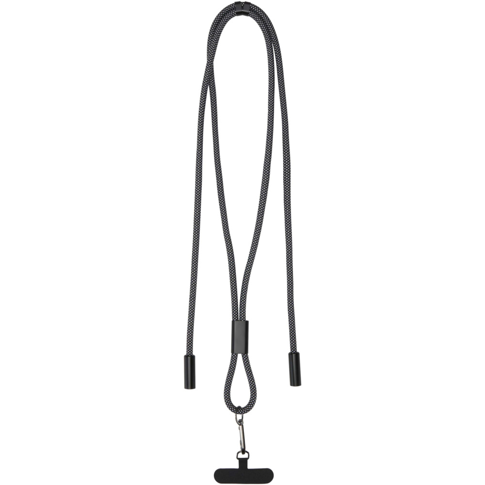Logotrade corporate gift image of: SMART 65W RPET charging cable with lanyard