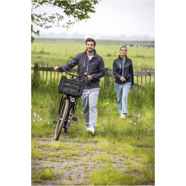 Logo trade promotional merchandise picture of: Orion men's GRS recycled softshell jacket