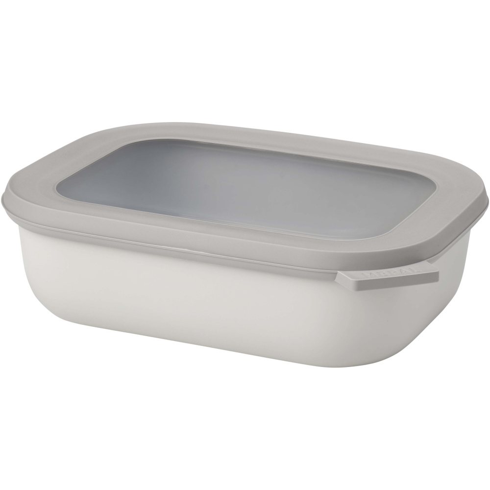 Logo trade advertising products image of: Mepal Cirqula 1000 ml rectangular multi-bowl