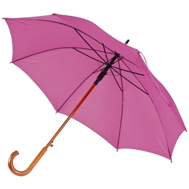 Logo trade firmakingituse pilt: Automaatne vihmavari Nancy, roosa
