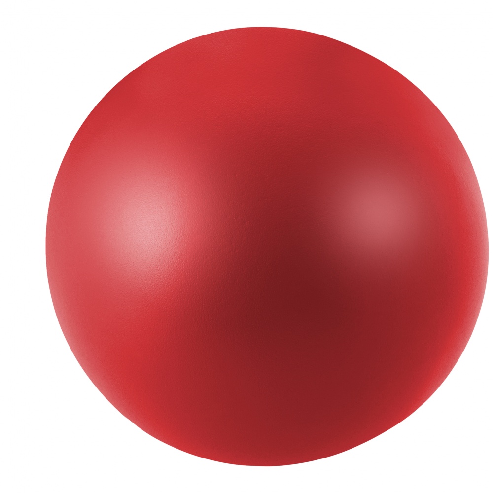 Logo trade firmakingi pilt: Cool ümmargune stressipall,  punane