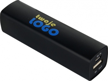 Logo trade ärikingi pilt: Powerbank 2200 mAh with USB port in a box, must