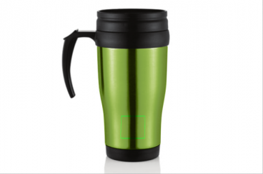 Logo trade reklaamkingituse pilt: Stainless steel mug, green