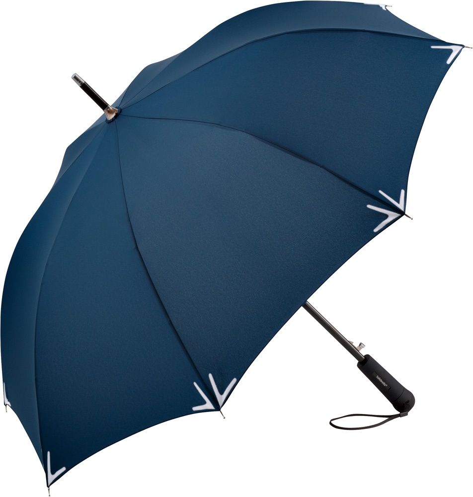 Logo trade firmakingi pilt: Helkurribaga vihmavari AC regular Safebrella® LED, 7571, sinine