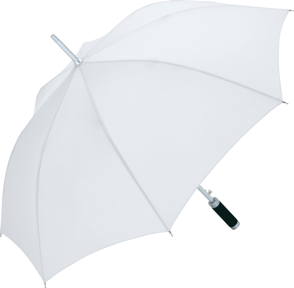 Logotrade reklaamtoote foto: Mustusthülgava kattega Windmatic vihmavari, valge
