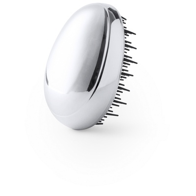 Logo trade reklaamkingi pilt: Ärikingitus: Anti-tangle hairbrush, hõbedane