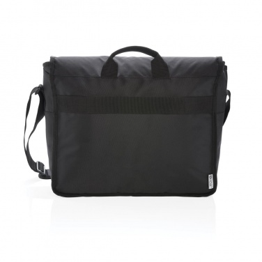 Logotrade reklaamtoote foto: Reklaamkingitus: Swiss Peak RFID 15" laptop messenger bag PVC free, black