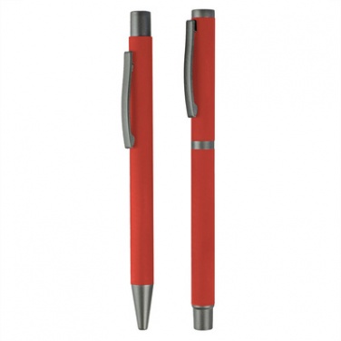 Logotrade reklaamkingitused pilt: Komplekt: pastakas ja tindipliiats, punane