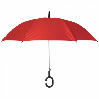 Logo trade reklaamkingid foto: Vihmavari "Käed-vabad", punane