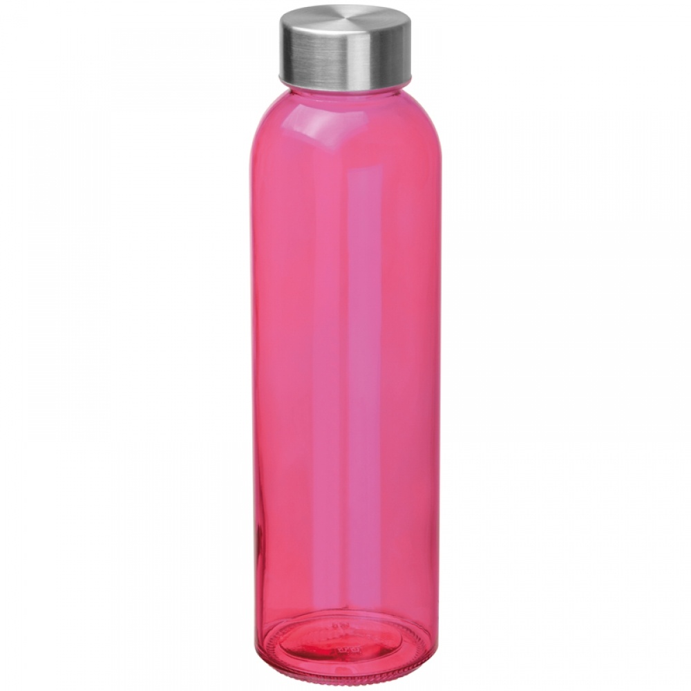Logotrade reklaamkingid pilt: Joogipudel lekkekindla korgiga, roosa