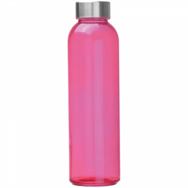 Logo trade firmakingituse pilt: Joogipudel lekkekindla korgiga, roosa