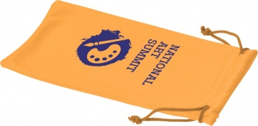 Logo trade meene pilt: Mikrokiust kott päikeseprillide jaoks, neoonoranž