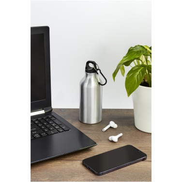 Logo trade firmakingi pilt: Oregon 400 ml alumiiniumist veepudel karabiiniga