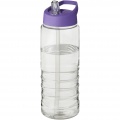 H2O Active® Treble 750 ml tilaga kaanega spordipudel, Läbipaistev / lilla