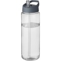 H2O Active® Vibe 850 ml tilaga kaanega spordipudel, Läbipaistev / Tormihall