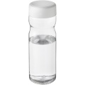 H2O Active® Base Tritan™ 650 ml keeratava korgiga veepudel, Läbipaistev läbipaistev / valge