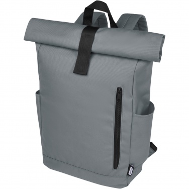 Logotrade ärikingid pilt: Byron 15,6" GRS RPET rull-top seljakott 18L