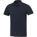 Emerald lühikeste varrukatega unisex Aware™ taaskasutatud polo, Merevägi