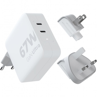 Logotrade ärikingi foto: Xtorm XVC2067 GaN Ultra 67W reisilaadija 100W USB-C PD-kaabliga