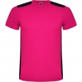 Detroidi lühikeste varrukatega unisex spordisärk, Fuksia / Täismust